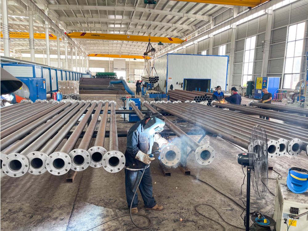 法蘭連接涂塑鋼管法蘭盤焊接