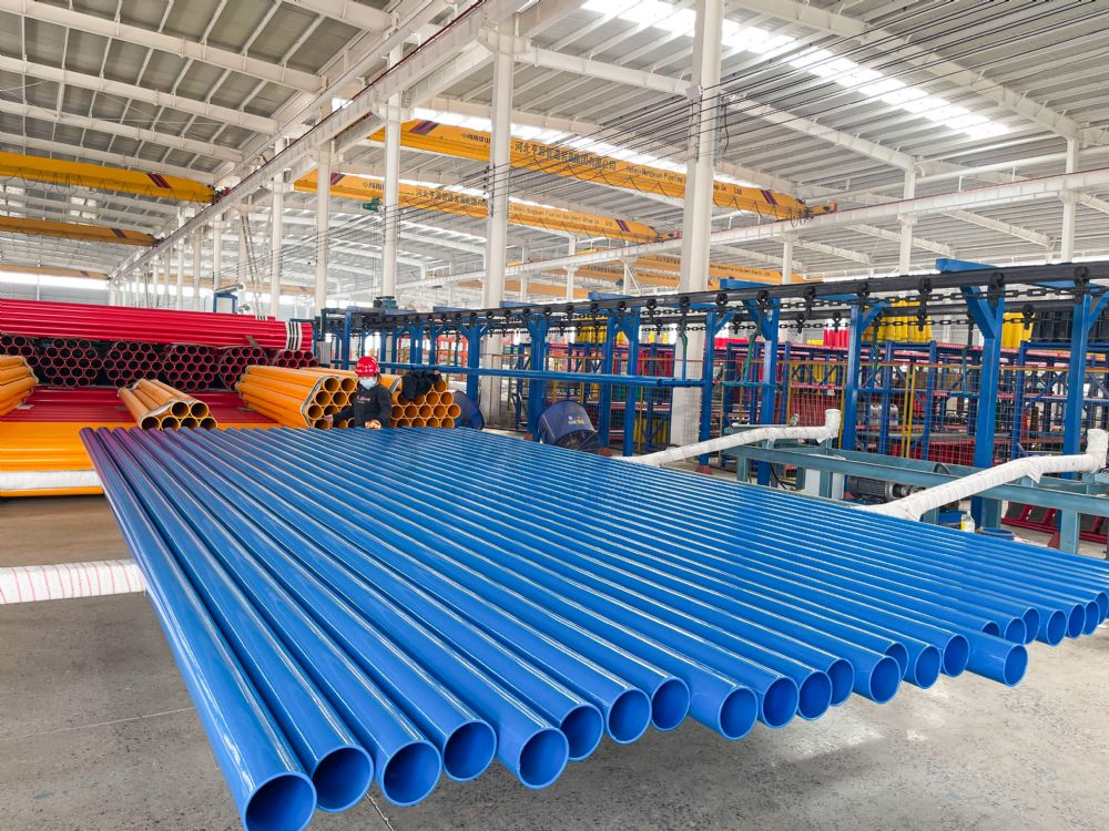 亨源給水涂塑鋼管成品外觀檢驗