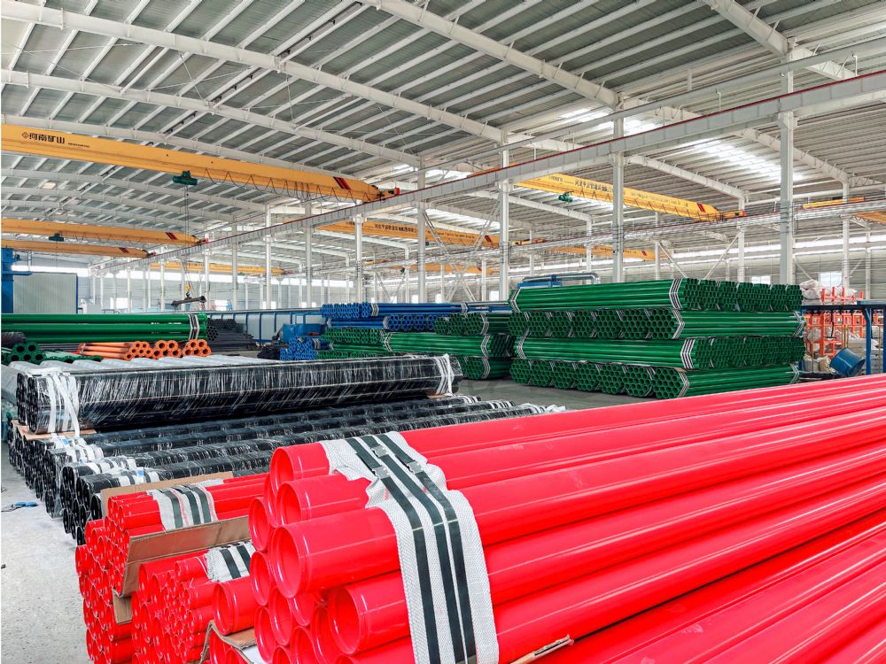 溝槽連接涂塑鋼管充足庫存